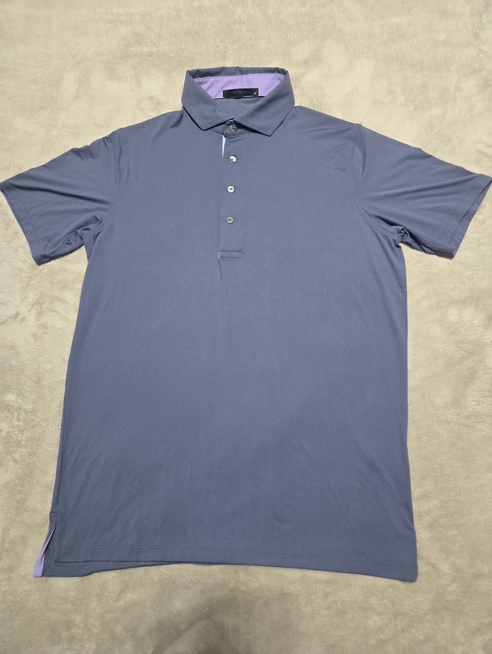 Greyson Performance Golf Polo Mens Size Medium Nylon/Spandex Blend Golfing
